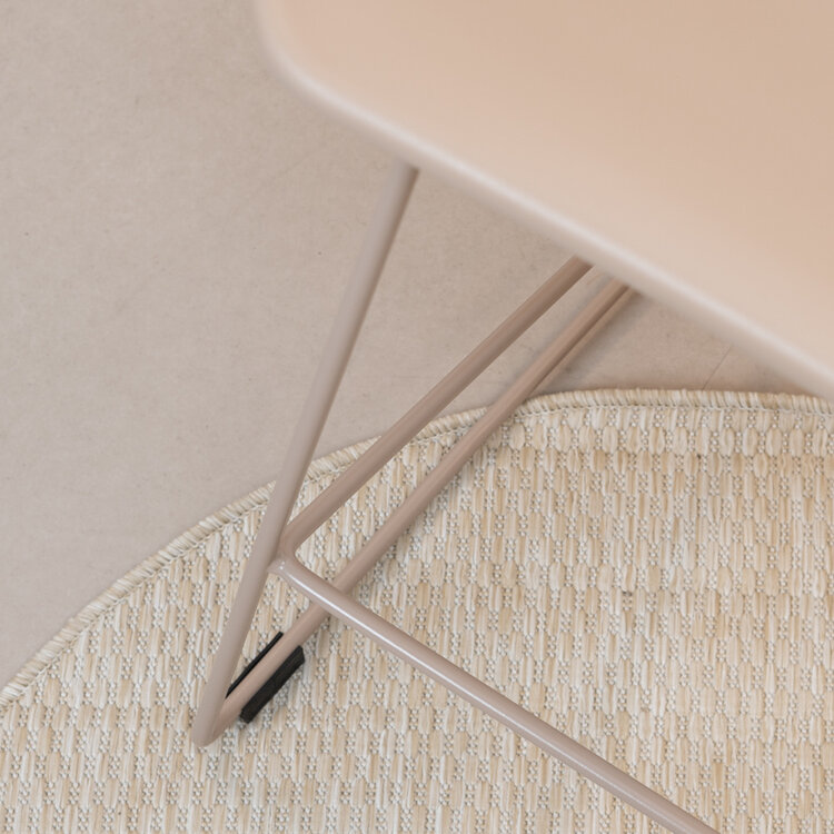 Scandinavische Barkruk Ellen taupe 76 cm