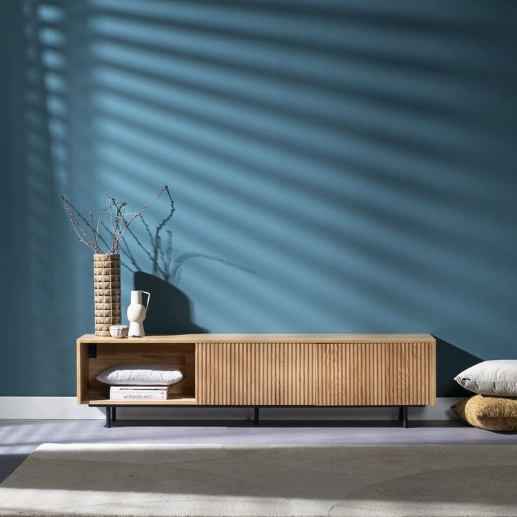 Tv-meubel Ray blank eiken 180 cm