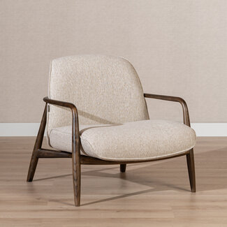 Fauteuil Vidar linnen taupe