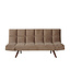 Velvet slaapbank 1,5 persoons Timo taupe