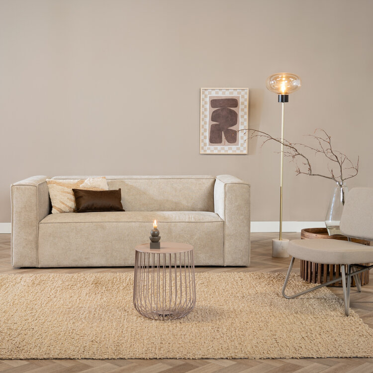 Salontafel Tygo metaal taupe