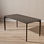 Scandinavische eettafel Cala walnoot 180 x 90 cm