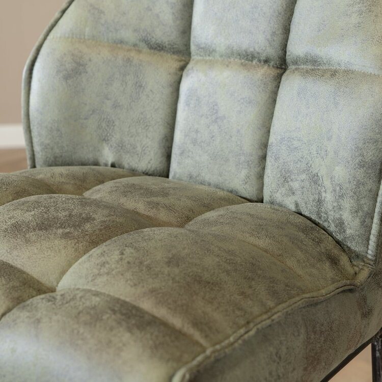 Industriële barkruk Abel olijfgroen 70 cm