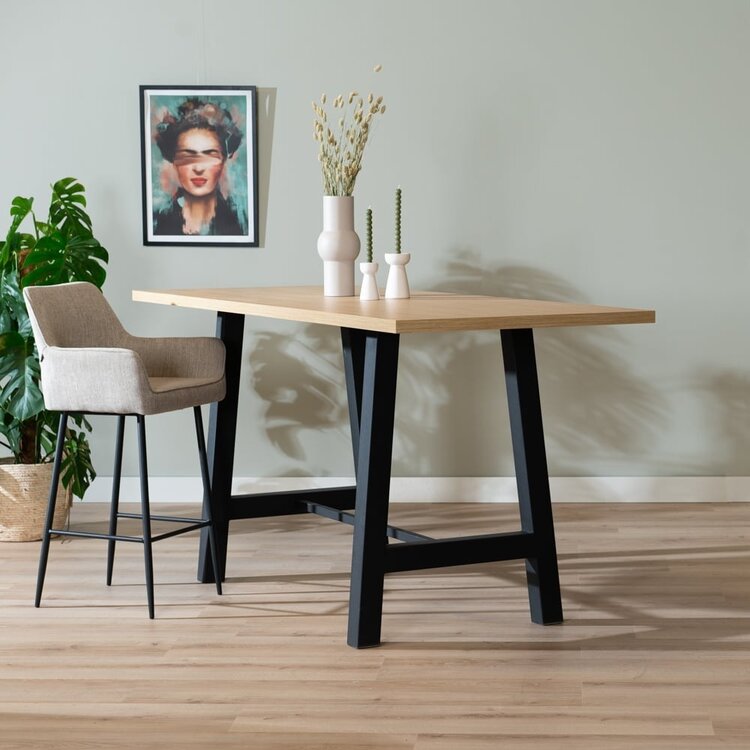 Bartafel Disa melamine eiken 220 x 90 cm