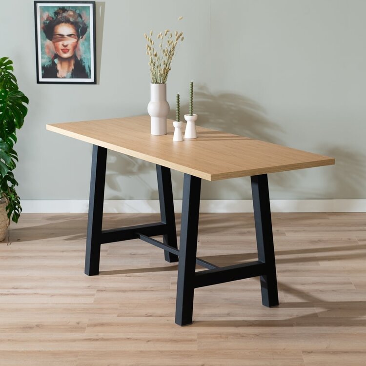 Bartafel Disa melamine eiken 220 x 90 cm