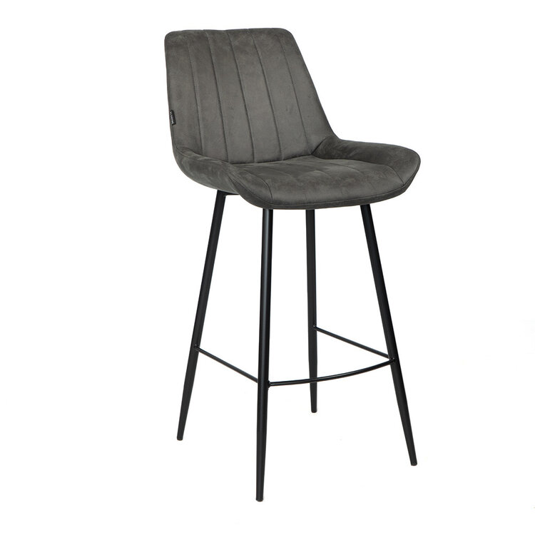 Industriële barkruk Brooke antraciet 74 cm