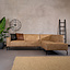Industriële hoekbank Kansas eco-leer beige rechts