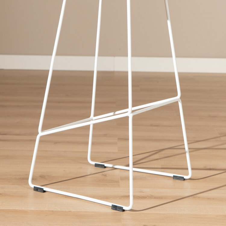 Barkruk Ellen wit Scandinavisch design 76 cm