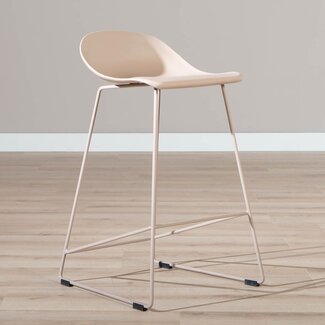 Scandinavische Barkruk Ellen taupe 66cm