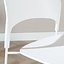 Scandinavische eetkamerstoel Elena wit