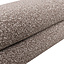 Eetkamerbank Neil bouclé bruin 100 cm