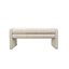 Eetkamerbank Neil bouclé taupe 100 cm