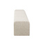 Eetkamerbank Neil bouclé taupe 100 cm