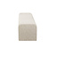 Eetkamerbank Neil bouclé taupe 160 cm