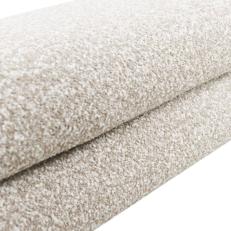 Eetkamerbank Neil bouclé taupe 160 cm