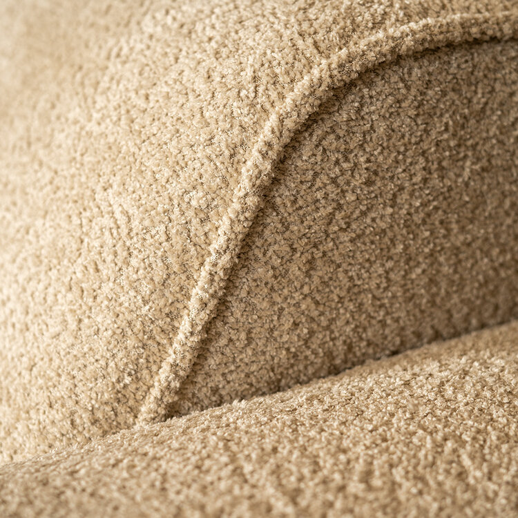 Scandinavische bank 2,5-zits Vegas bouclé beige