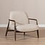 Scandinavische fauteuil Vidar linnen taupe