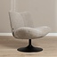 Draaifauteuil Lise chenille taupe