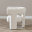 Scandinavische fauteuil Bibi chenille off white