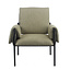 Fauteuil Urban linnen olijfgroen