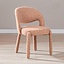 Eetkamerstoel Dean bouclé terracotta