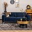 Velvet bank 2,5-zits Vegas blauw