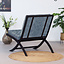 Design fauteuil Madrid velvet blauw