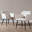 Eetkamerstoel Ciara linnen off white