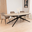 Visgraat eettafel ovaal Ilva PVC 240 x 110 cm