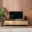 Tv-meubel Thomas zwart/blank eiken 180 cm