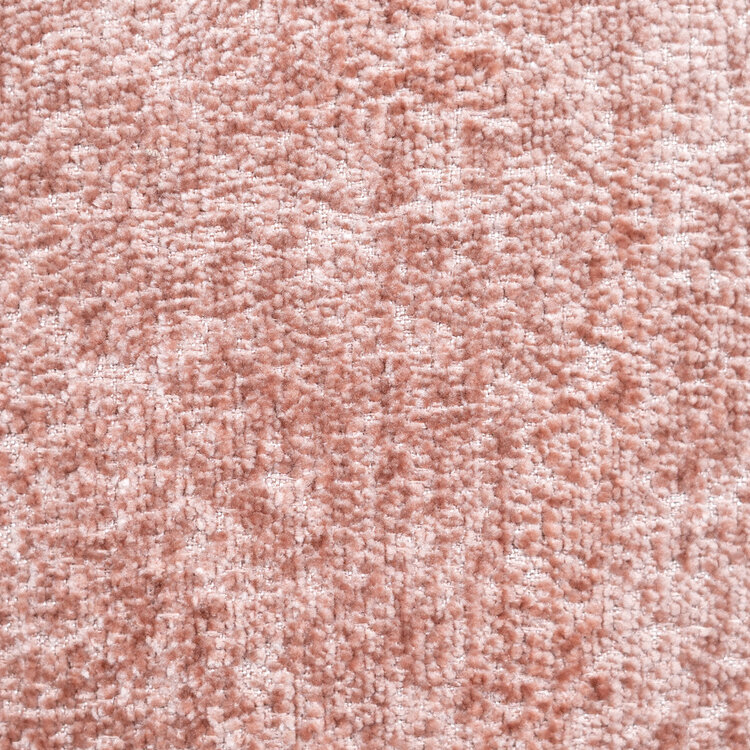 Hoekbank Memphis roze stof chenille rechts