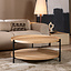 Salontafel Rio Ø90 cm blank eiken