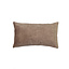 Sierkussen Beau velvet taupe 25 x 45 cm