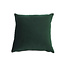 Sierkussen Anna velvet donkergroen 45 x 45 cm