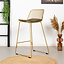 Design barkruk Jenny goud 67 cm