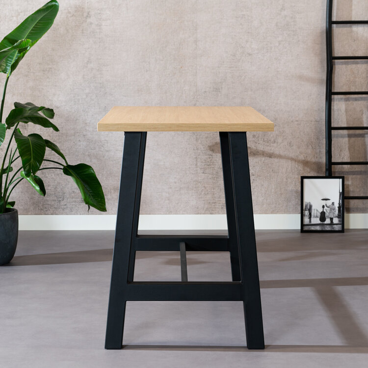 Bartafel Disa melamine eiken 140x80x106 cm