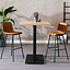 Bartafel Nils melamine eiken 140 x 80 x 109 cm