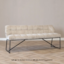 Scandinavische eetkamerbank Jelle taupe 155 cm