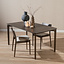 Scandinavische eettafel Cala walnoot 220 x 100 cm