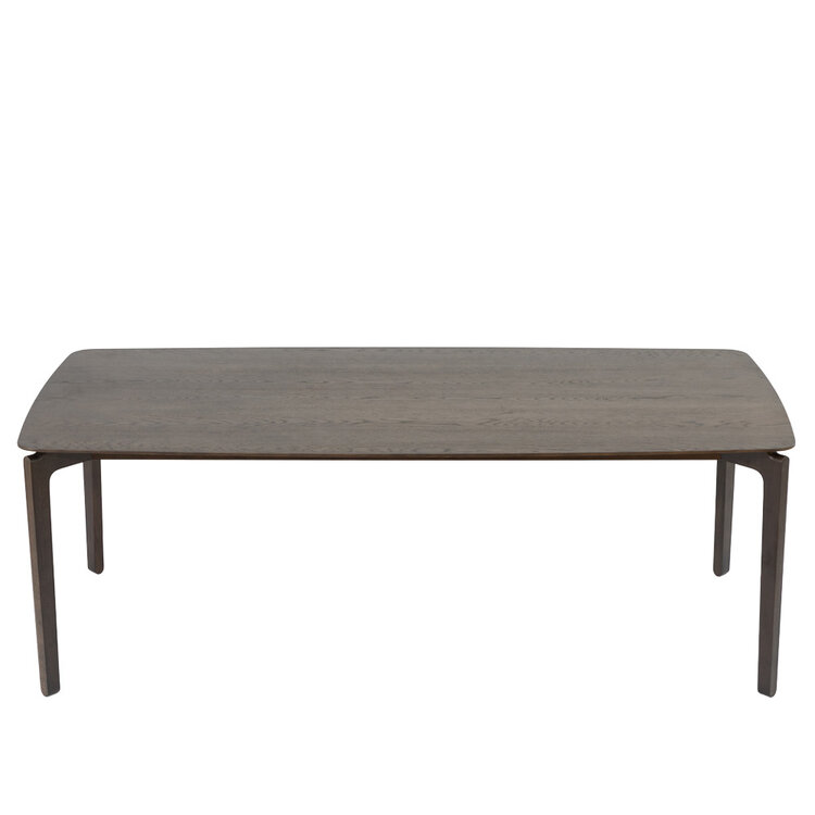 Scandinavische eettafel Cala walnoot 220 x 100 cm