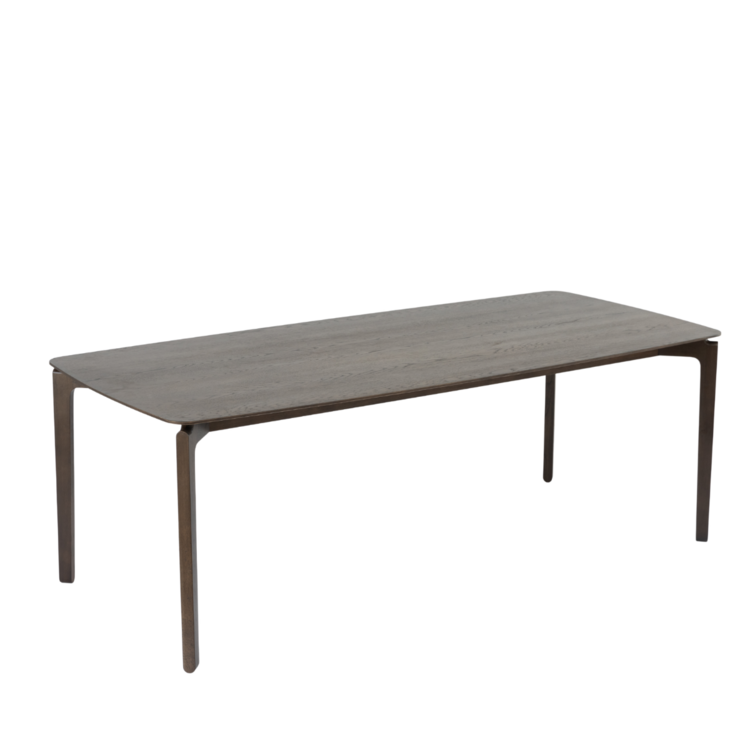 Scandinavische eettafel Cala walnoot 220 x 100 cm