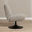Draaifauteuil Lise chenille taupe