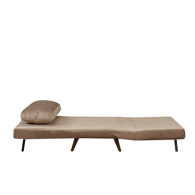 Velvet slaapfauteuil Hanna taupe
