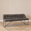 Eetkamerbank Abel antraciet microvezel 220 cm