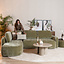 Hoekbank Vienna chenille groen links