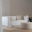 Scandinavische bank Memphis 2,5-zits off white stof gemêleerd
