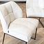 Scandinavische eetkamerstoel Jelle off white