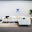 Salontafel Senna metaal wit