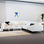 Salontafel Senna metaal wit
