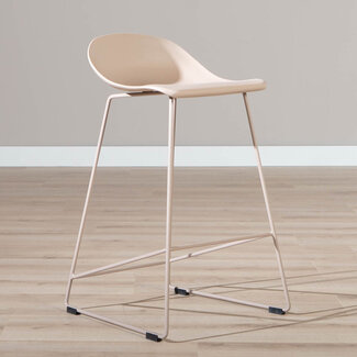Scandinavische Barkruk Ellen taupe 66cm